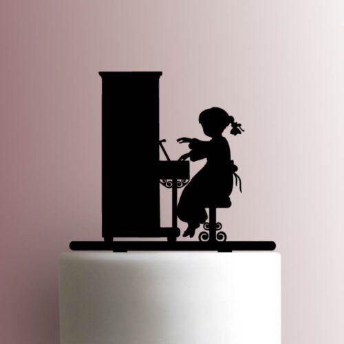 Kid with Piano 225-A802 Cake Topper