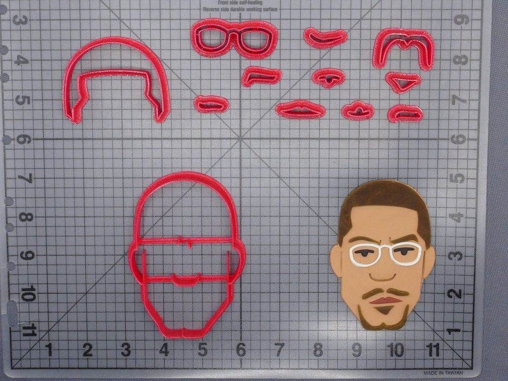 Malcolm X 266-G297 Cookie Cutter Set