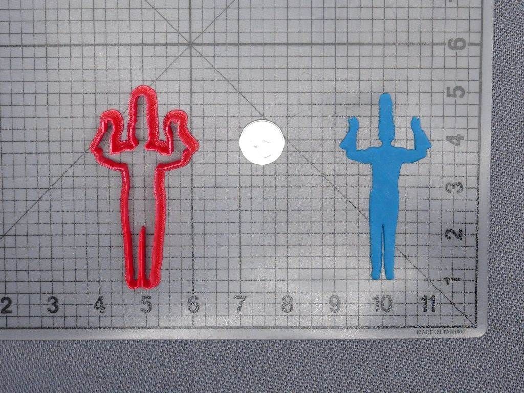 Marching Band Drum Major 266-G288 Cookie Cutter Silhouette