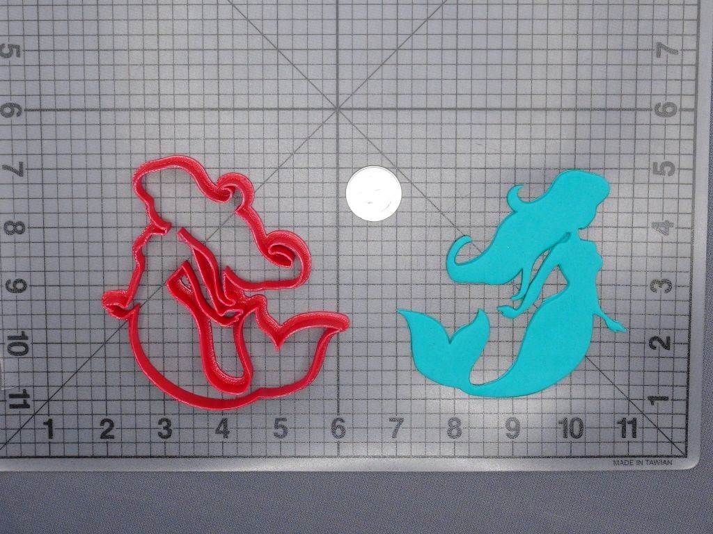 Mermaid 266-G287 Cookie Cutter Silhouette