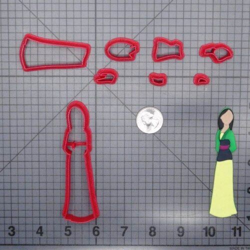 Mulan Body 266-G281 Cookie Cutter Set