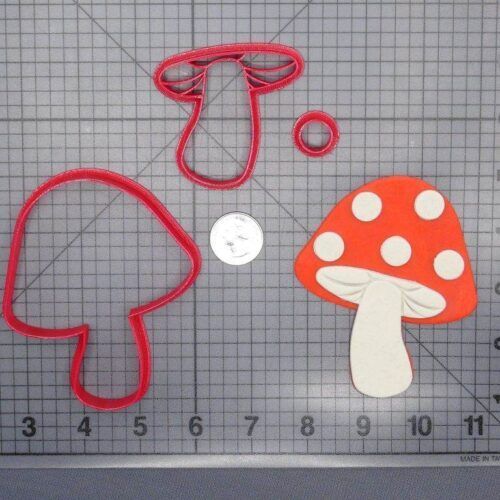 Mushroom 266-G962 Cookie Cutter Set