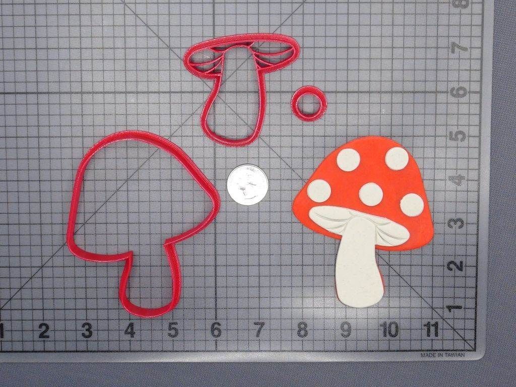Mushroom 266-G962 Cookie Cutter Set