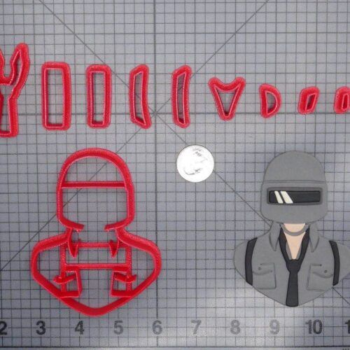 PUBG Player Unknowns Battle Grounds - Player 266-G314 Cookie Cutter Set