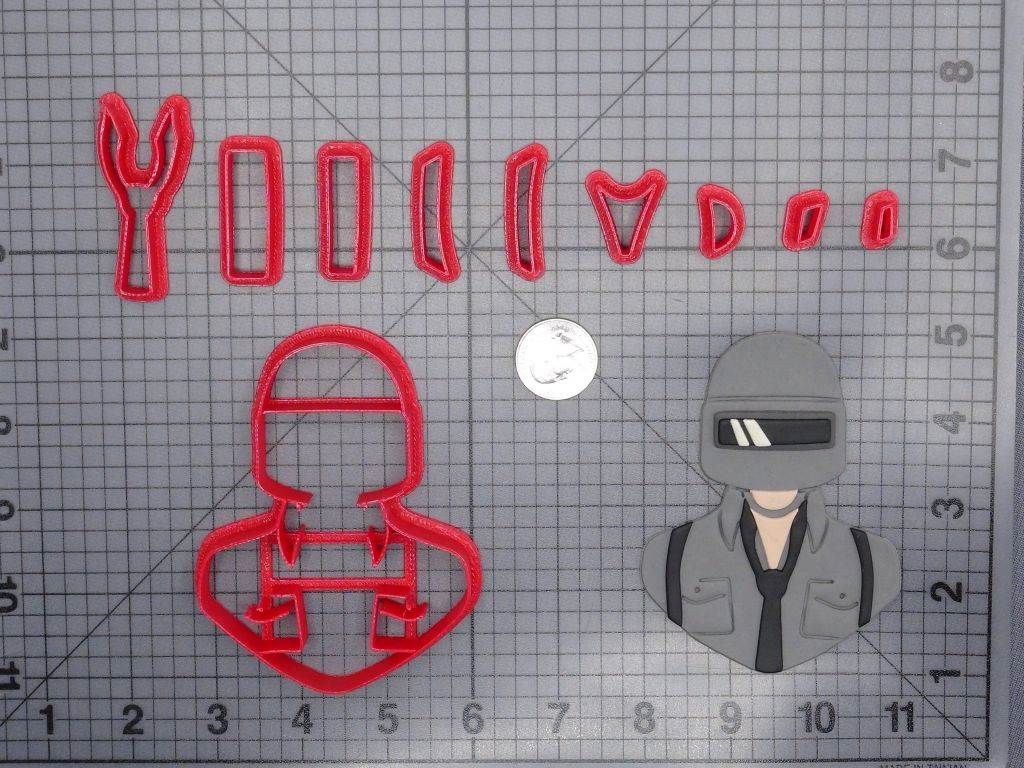 PUBG Player Unknowns Battle Grounds - Player 266-G314 Cookie Cutter Set
