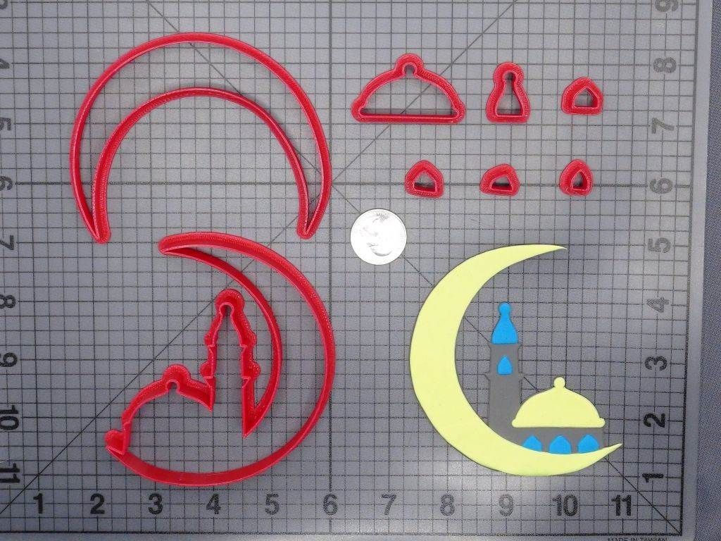 Ramadan - Moon Mosque 266-G319 Cookie Cutter Set