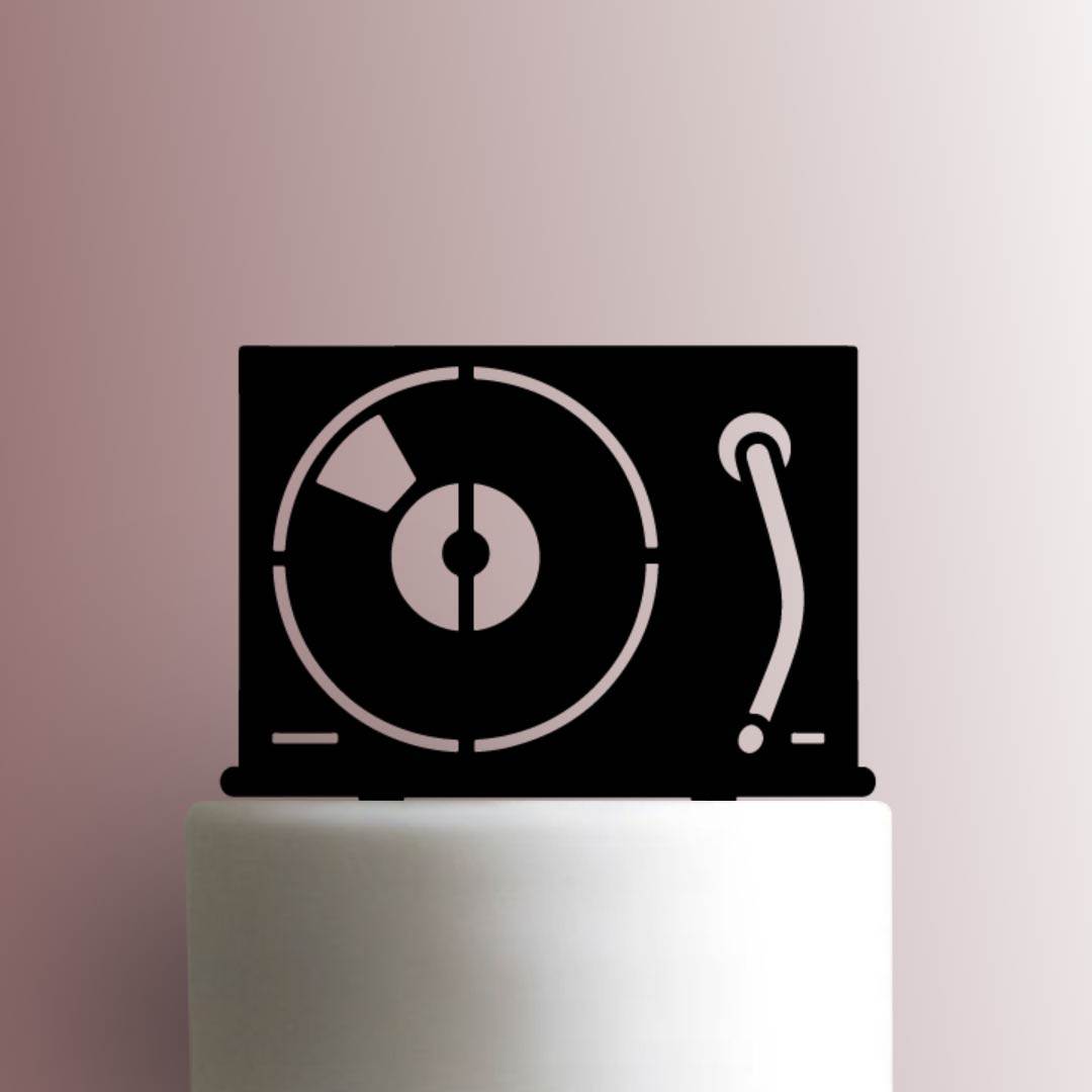 Record Turntable 225-A840 Cake Topper