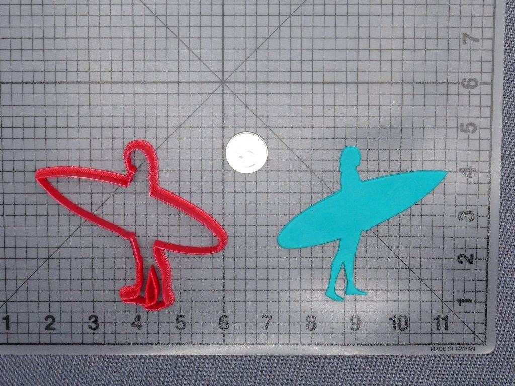 Surfer 266-G286 Cookie Cutter Silhouette