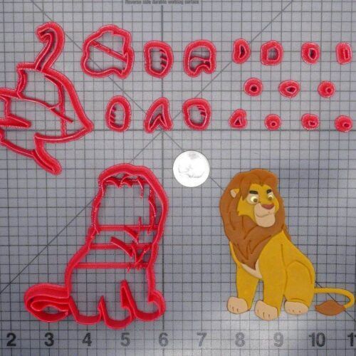 The Lion King - Simba Body 266-G310 Cookie Cutter Set