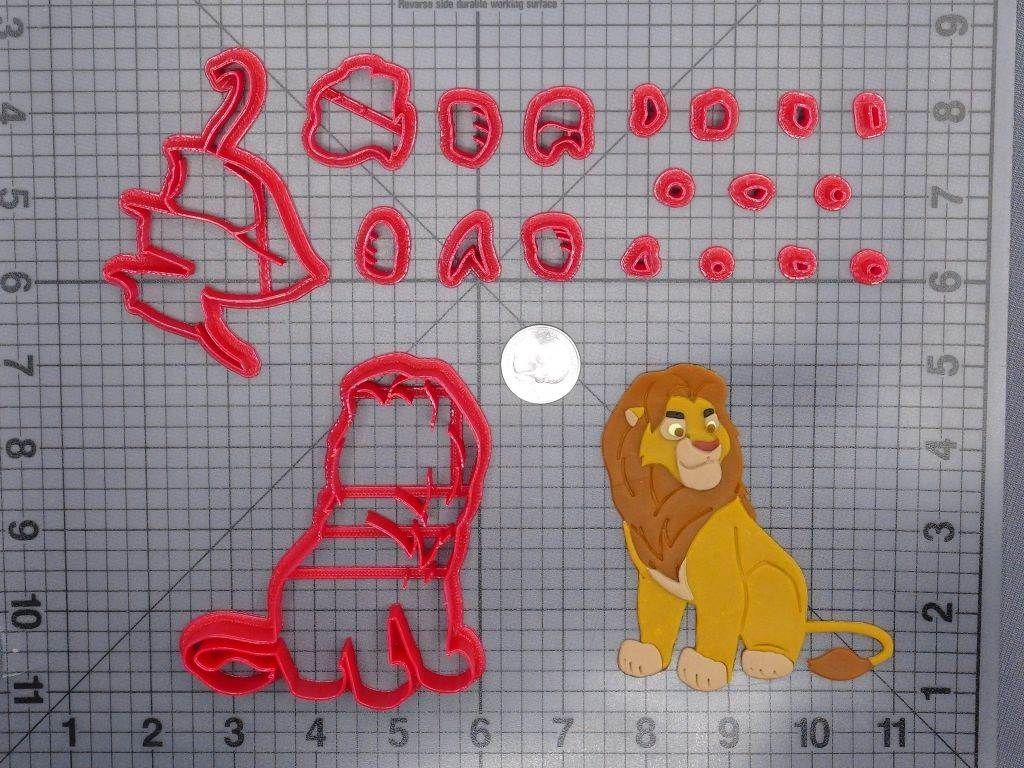 The Lion King - Simba Body 266-G310 Cookie Cutter Set