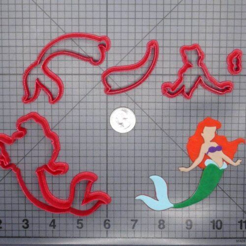 The Little Mermaid - Ariel Body 266-G343 Cookie Cutter Set