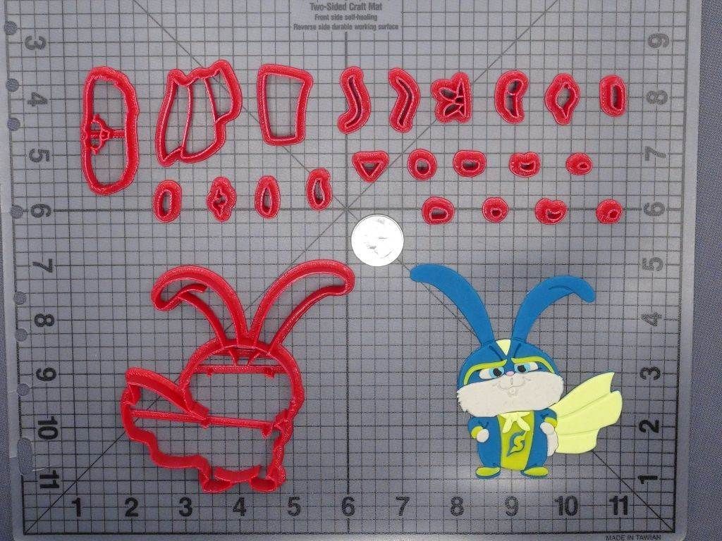 The Secret Life of Pets - Snowball Bunny Hero Body 266-G265 Cookie Cutter Set