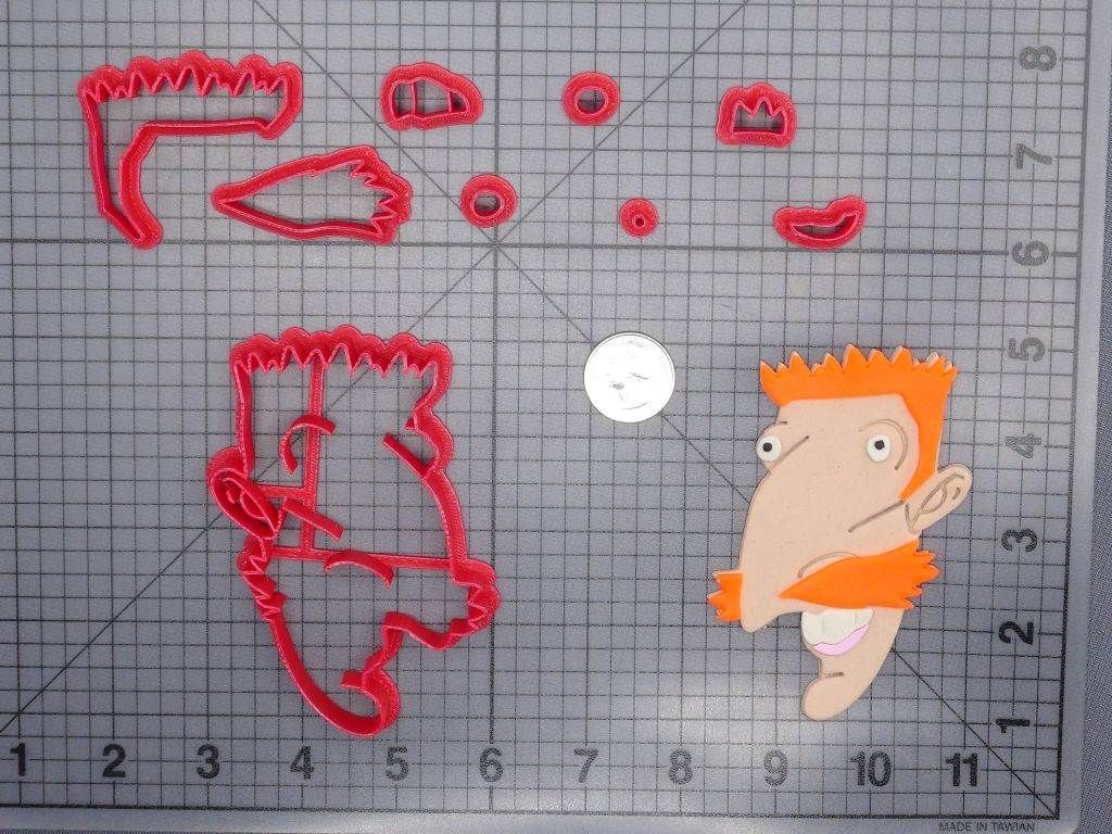 The Wild Thornberries - Nigel Head 266-G385 Cookie Cutter Set