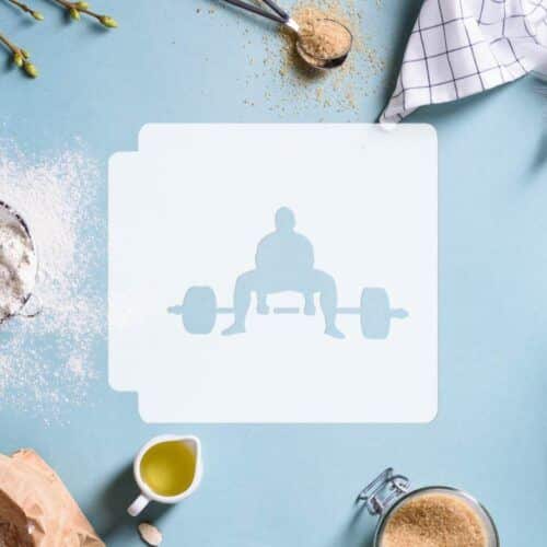 Weightlifter 783-F289 Stencil