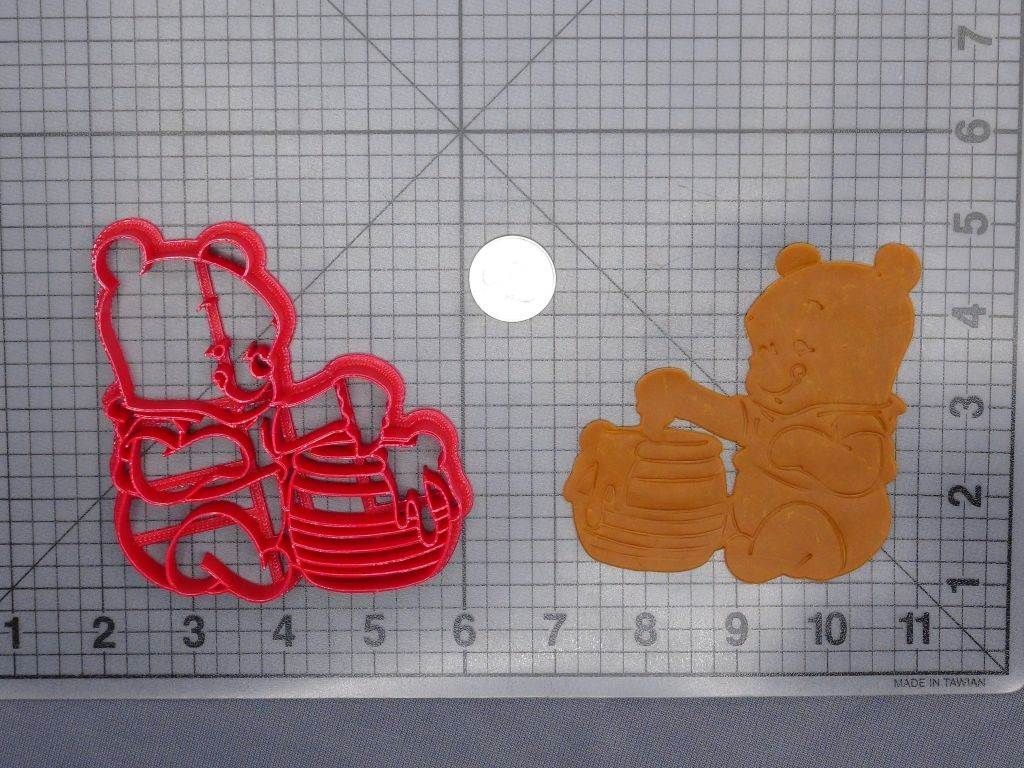 Winnie the Pooh with Honey Pot 266-G359 Cookie Cutter