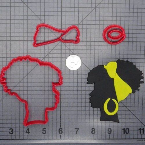 Afro Girl Head 266-G522 Cookie Cutter Set