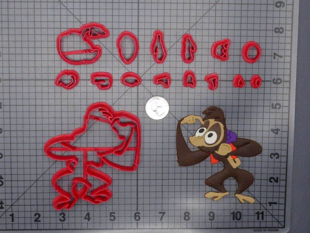 Aladdin - Abu Monkey Body 266-G441 Cookie Cutter Set
