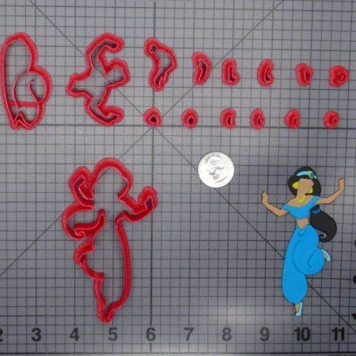Aladdin - Jasmine Body 266-G470 Cookie Cutter Set