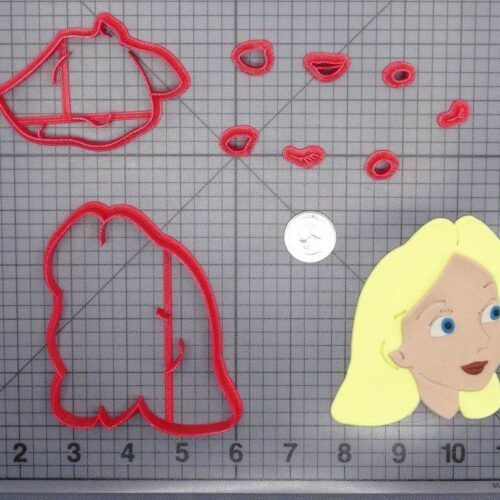 Alice in Wonderland - Alice Head 266-H074 Cookie Cutter Set