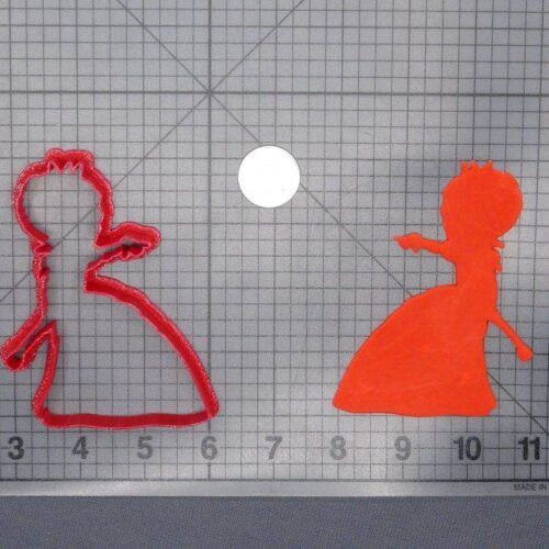Alice in Wonderland - Queen of Hearts Body 266-G355 Cookie Cutter Silhouette