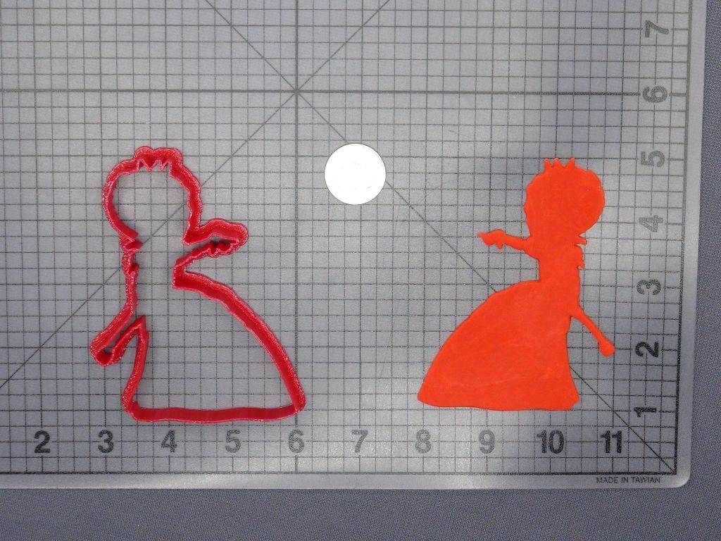 Alice in Wonderland - Queen of Hearts Body 266-G355 Cookie Cutter Silhouette