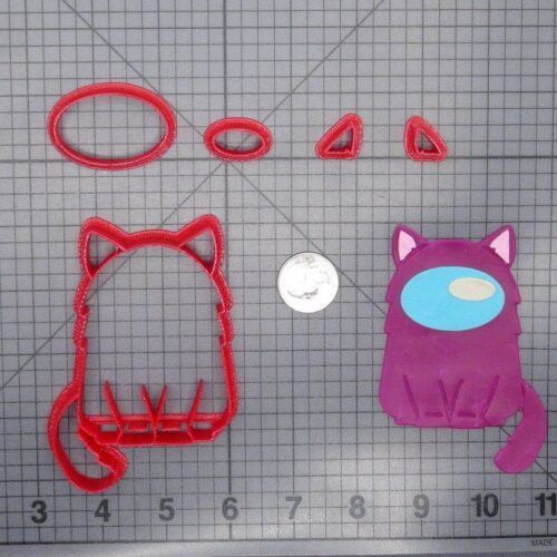 Among Us - Cat Crewmate 266-G445 Cookie Cutter Set
