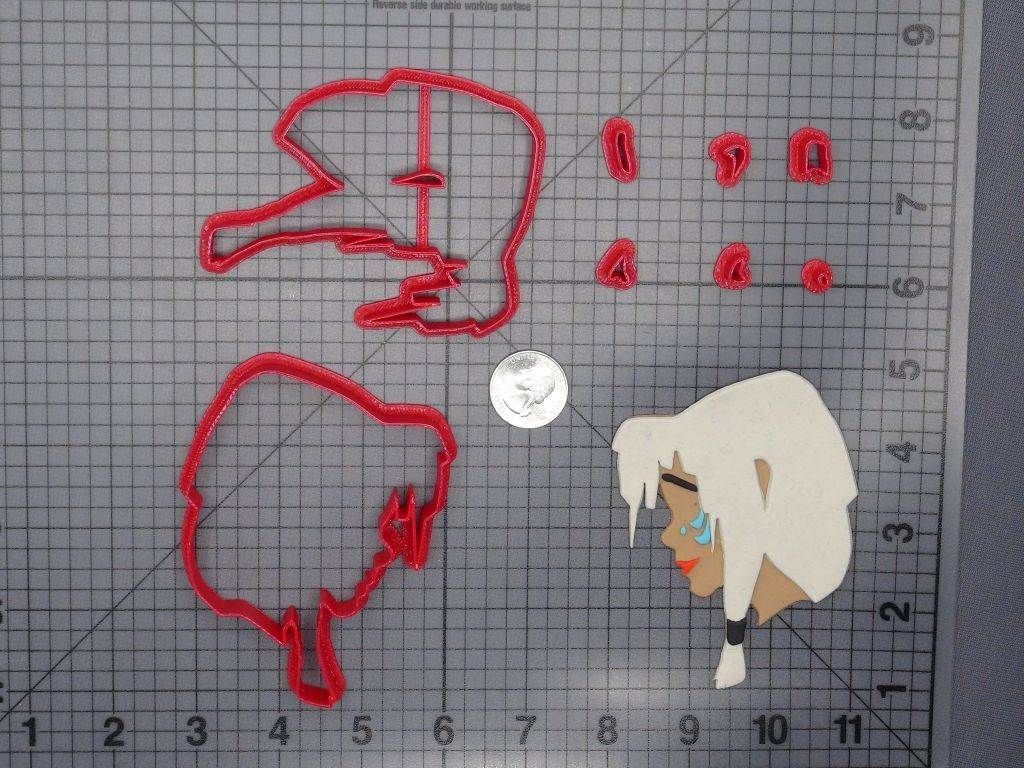 Atlantis - Kida Head 266-G473 Cookie Cutter Set