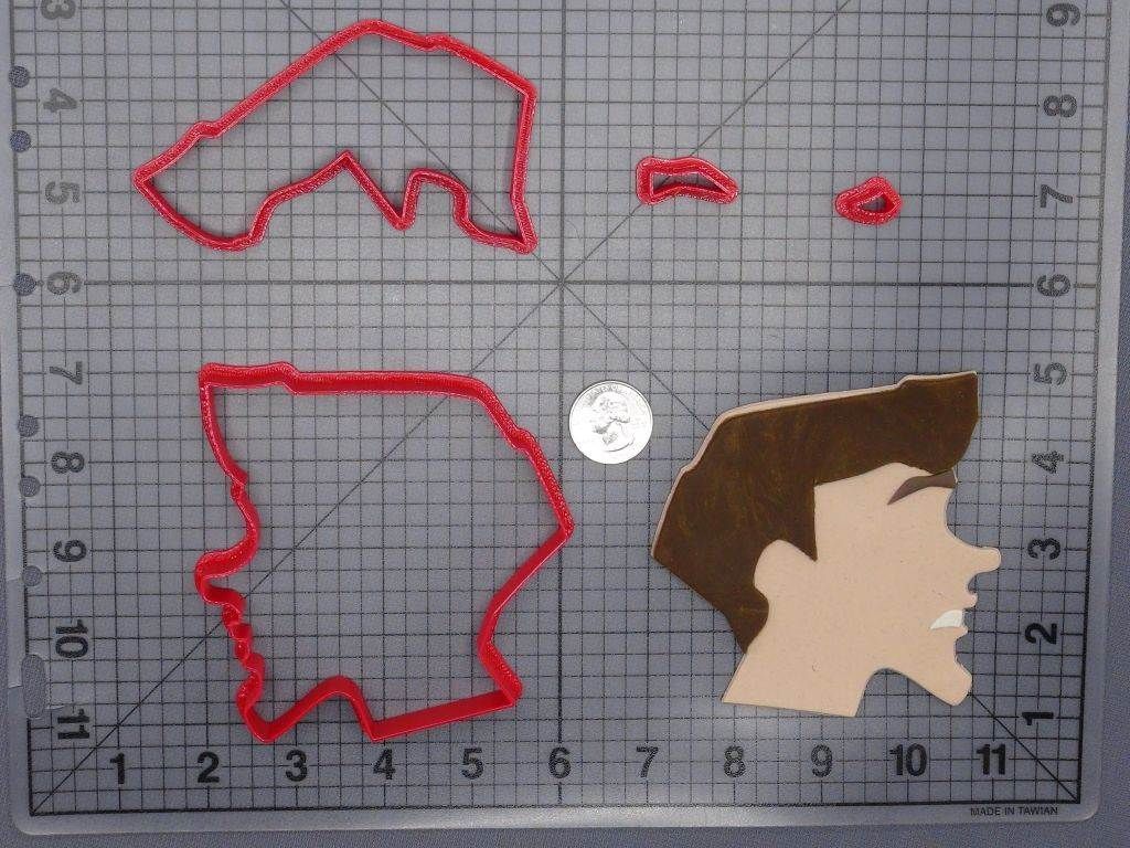 Atlantis - Milo Head 266-G547 Cookie Cutter Set