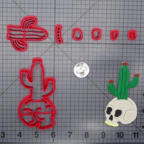 Cactus Skull 266-G524 Cookie Cutter Set