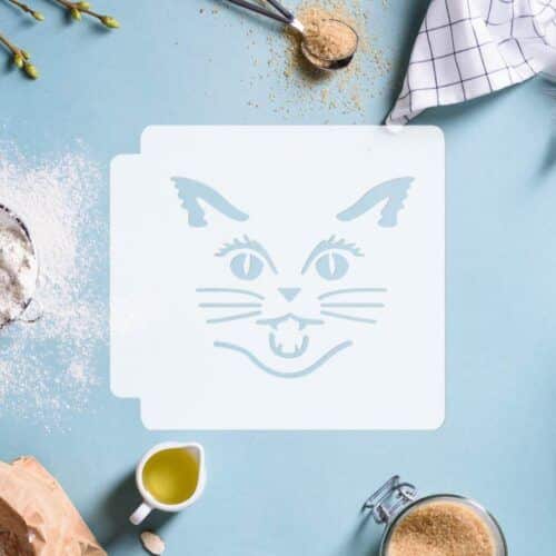 Cat Face 783-F918 Stencil