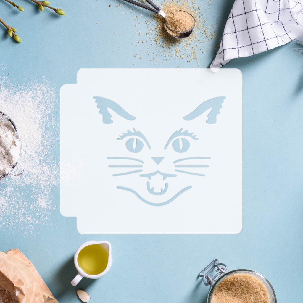 Cat Face 783-F918 Stencil