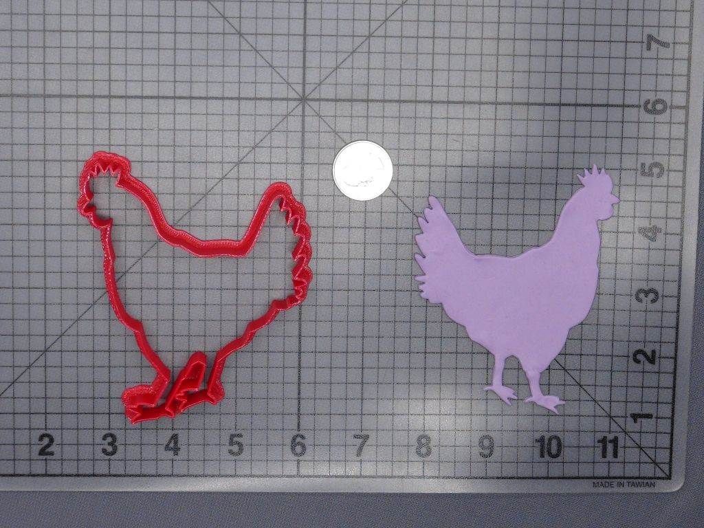 Chicken 266-G532 Cookie Cutter Silhouette