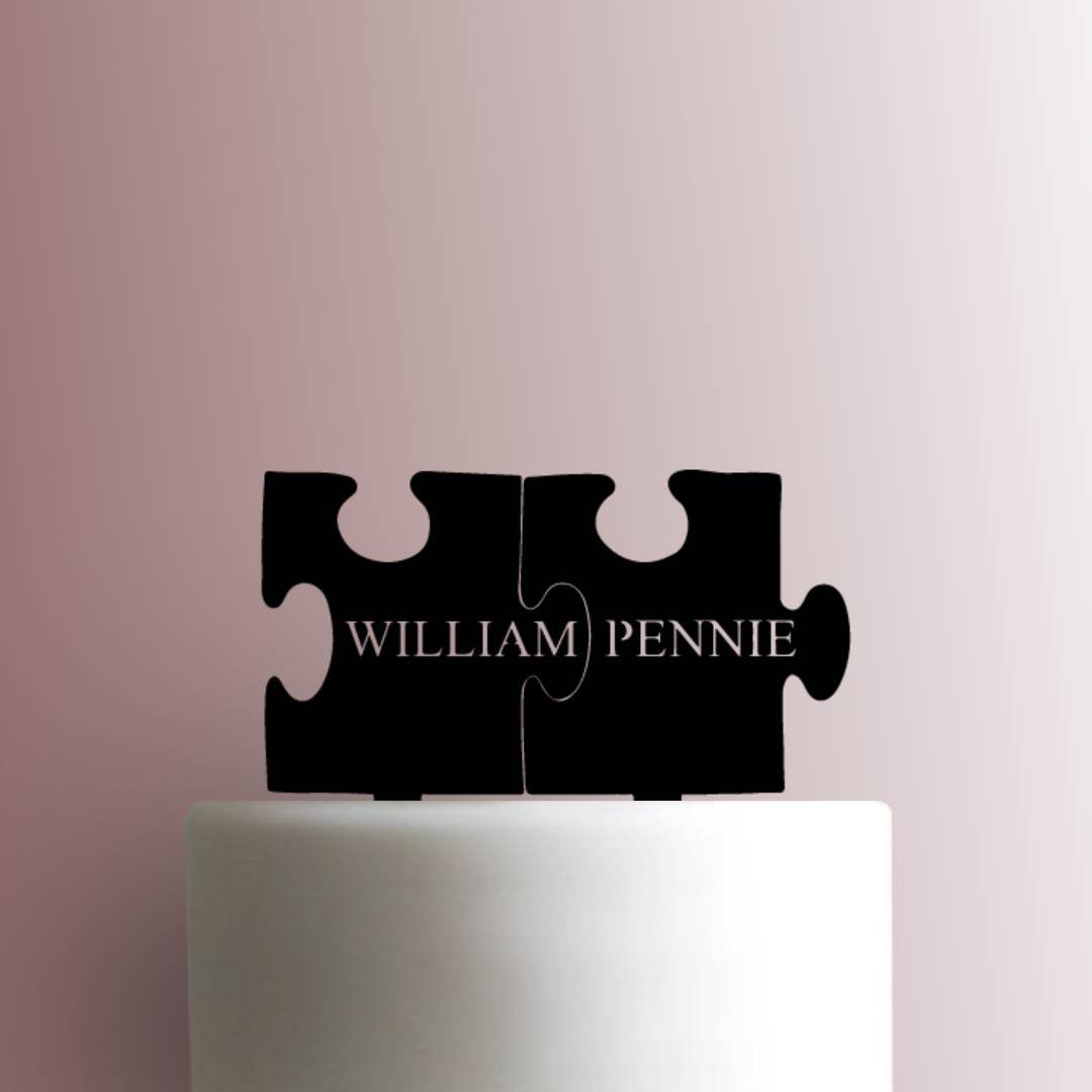 Custom Puzzle Names 225-A932 Cake Topper