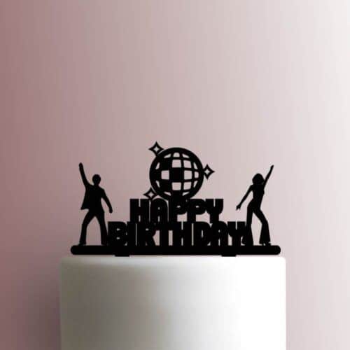 Disco Happy Birthday 225-A916 Cake Topper