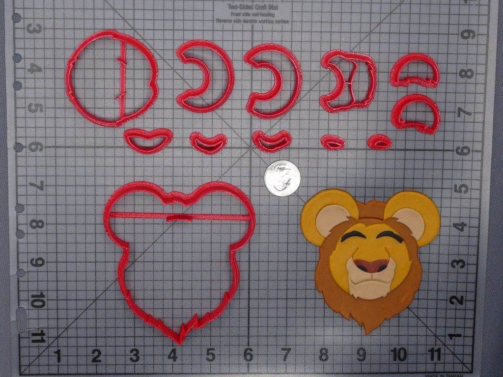 Disney Ears - Lion King - Simba 266-G508 Cookie Cutter Set