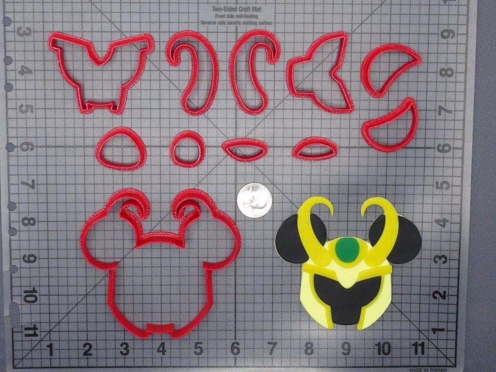 Disney Ears - Loki 266-G378 Cookie Cutter Set