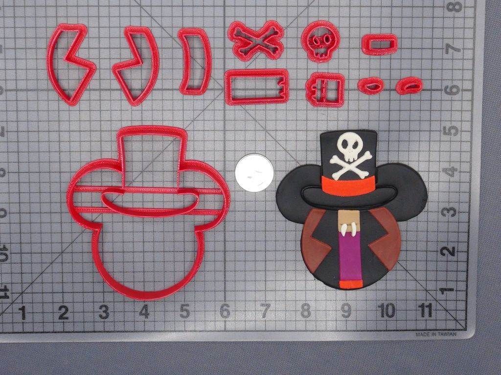 Disney Ears - The Princess and the Frog - Dr Facilier 266-G435 Cookie Cutter Set
