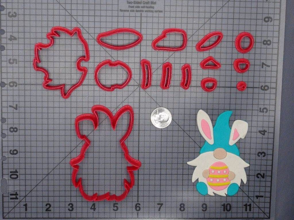Easter - Gnome with Egg 266-G423 Cookie Cutter Set