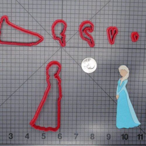 Frozen - Elsa Body 266-G478 Cookie Cutter Set