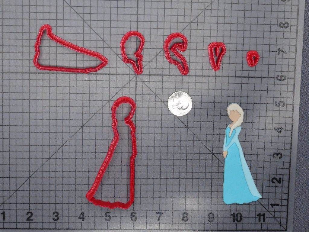 Frozen - Elsa Body 266-G478 Cookie Cutter Set
