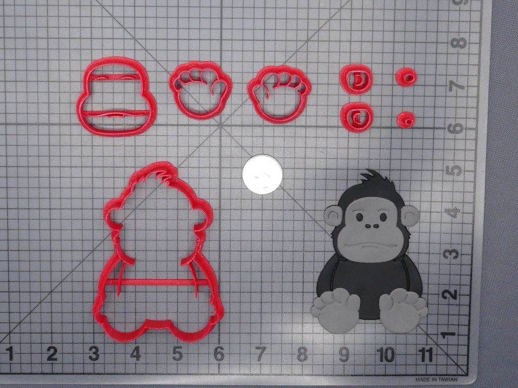 Gorilla Body 266-G368 Cookie Cutter Set