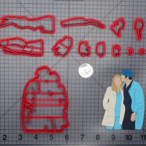 Greys Anatomy - Derek and Meredith 266-G584 Cookie Cutter Set
