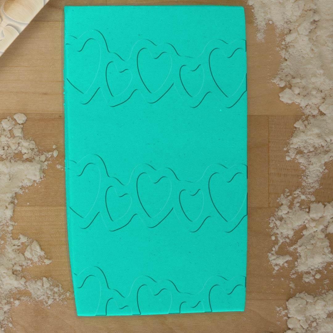 Heart Border 765-729 Rolling Pin