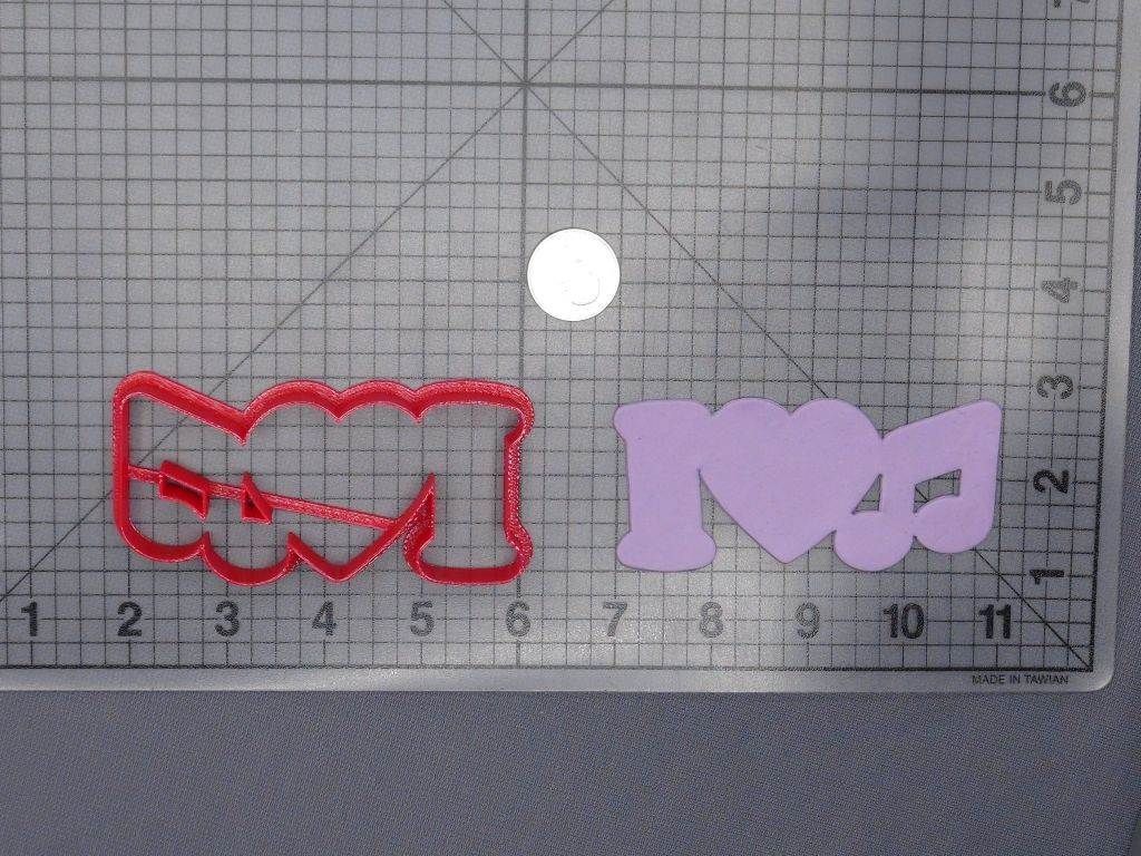 I Love Music 266-G534 Cookie Cutter