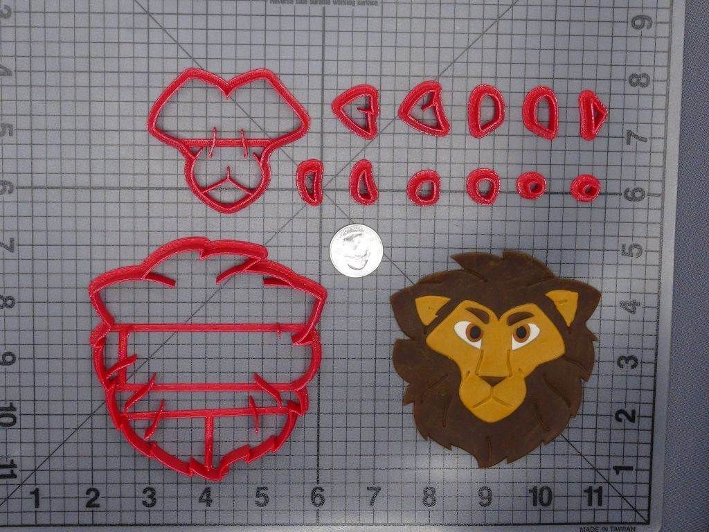 Lion Head 266-G528 Cookie Cutter Set