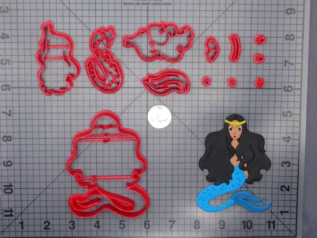 Mermaid 266-G370 Cookie Cutter Set