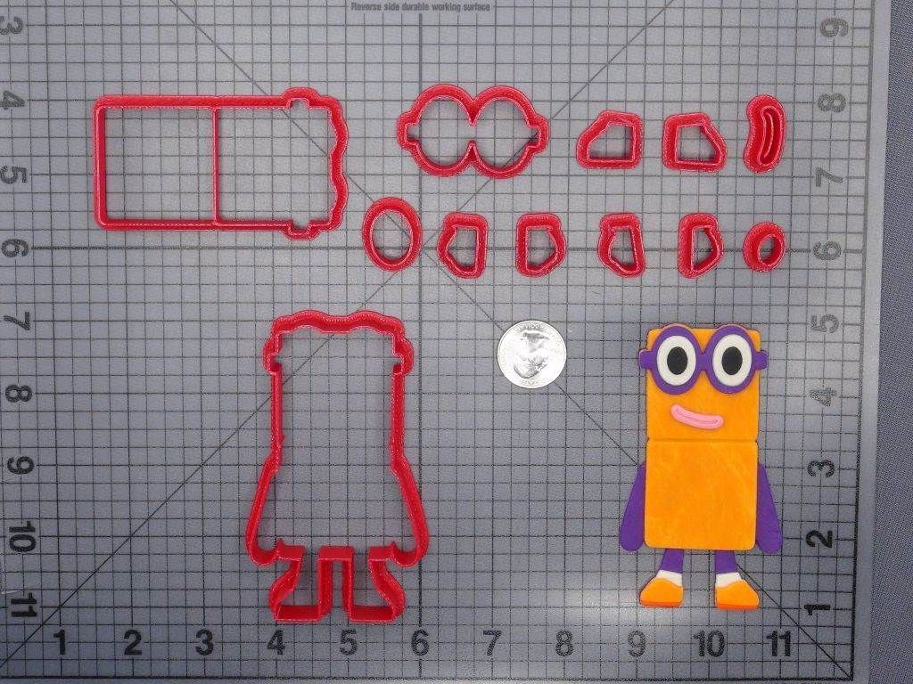 Numberblocks - Two 266-G269 Cookie Cutter Set