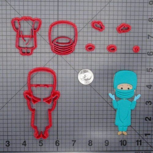 Nurse 266-G521 Cookie Cutter Set