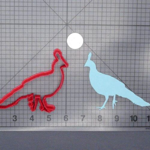 Peacock Bird 266-G398 Cookie Cutter Silhouette