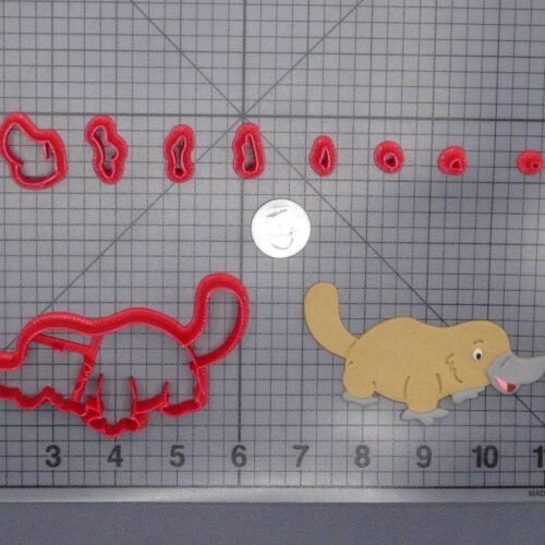 Platypus Body 266-G520 Cookie Cutter Set